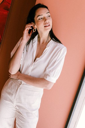 Blouse Magnolia white from avani apparel