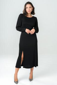 Dress Victoria black LS via avani apparel