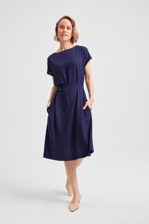 Sati | Sommerkleid mit Rundhalsausschnitt in Rot from AYANI