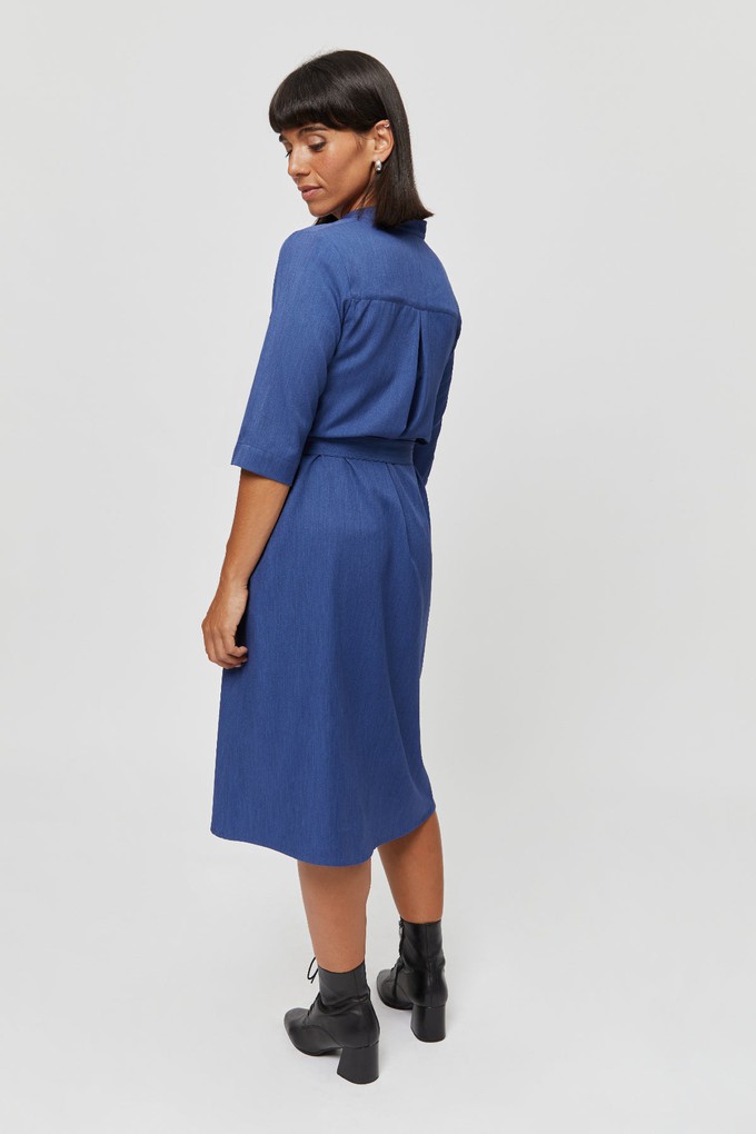 Lidia | Blusenkleid in Blau from AYANI