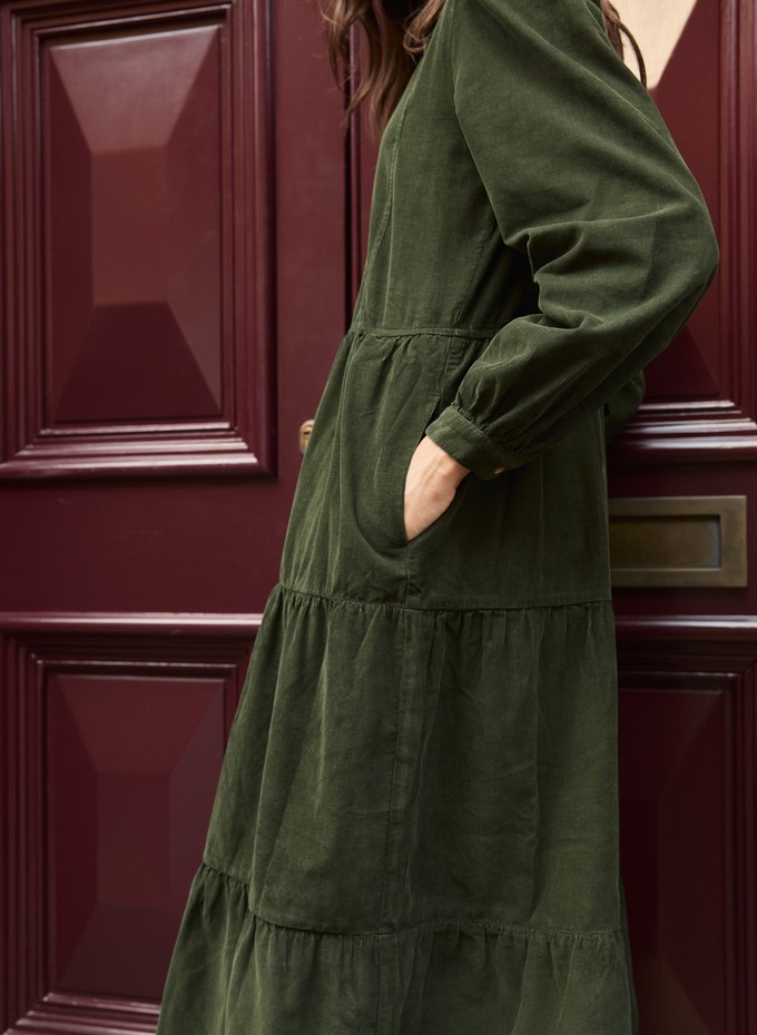 Jean Organic Corduroy Midi Dress from Baukjen