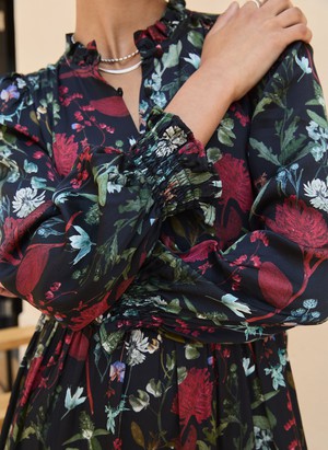 Grace Printed Midi Dress from Baukjen