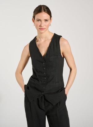 Tallulah Linen Waistcoat from Baukjen