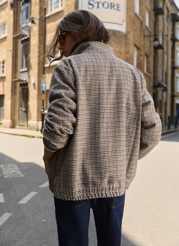 Sibel Wool Blend Tailored Bomber from Baukjen