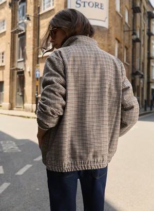 Sibel Wool Blend Tailored Bomber from Baukjen