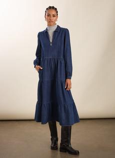 Cody Denim Midi Dress via Baukjen