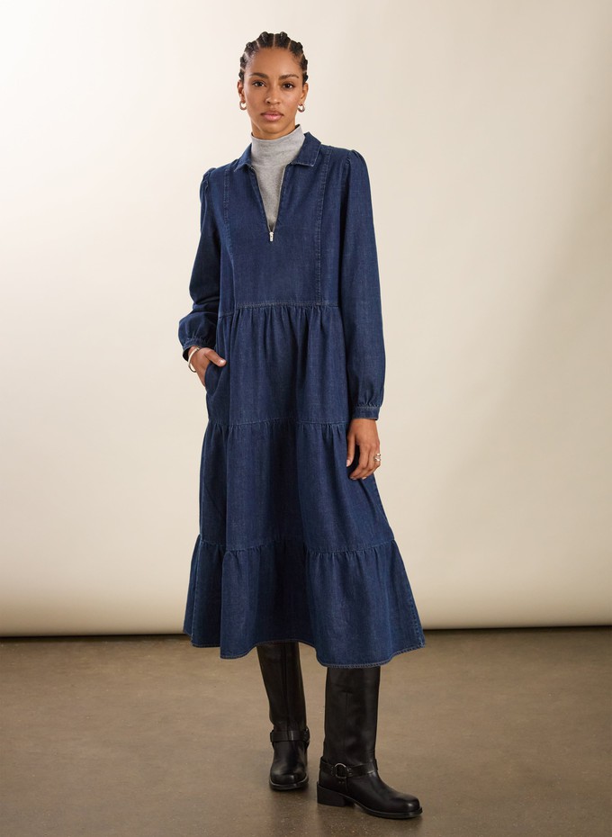 Cody Denim Midi Dress from Baukjen