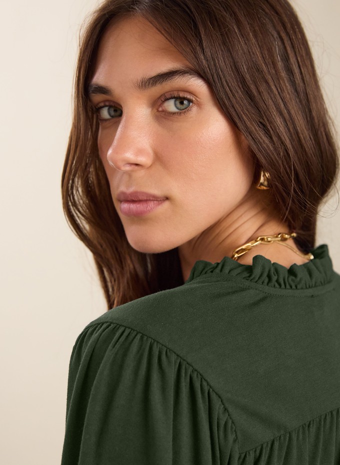 Annie Ruffle Collar Blouse from Baukjen
