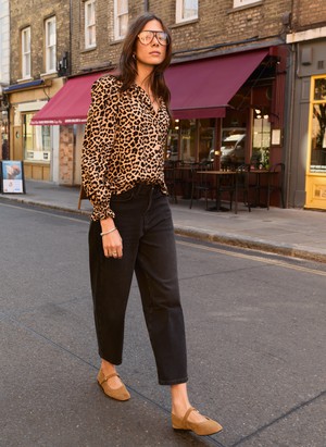Nixi Organic Stretch Denim Barrel Jeans from Baukjen