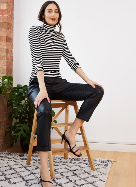 Raven Leather Trouser from Baukjen