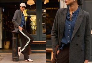 Eugenie Wool Blend Tailored Blazer from Baukjen