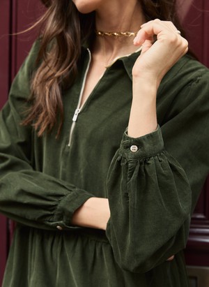 Jean Organic Corduroy Midi Dress from Baukjen