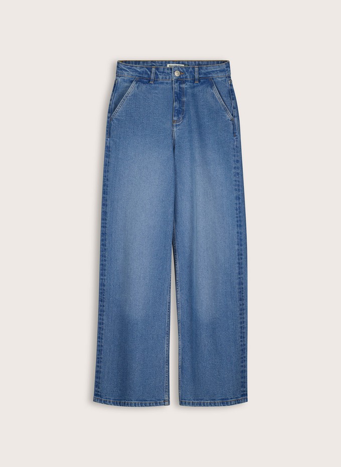 Emery Organic Cotton Stretch Wide Leg Jeans from Baukjen