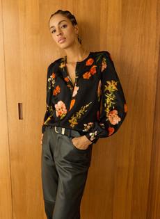 Micah Printed Blouse via Baukjen