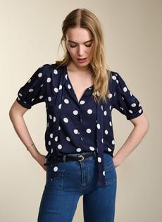 Violette Satin Blouse via Baukjen