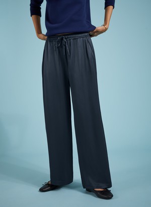 Monica Satin Wide Leg Trousers from Baukjen