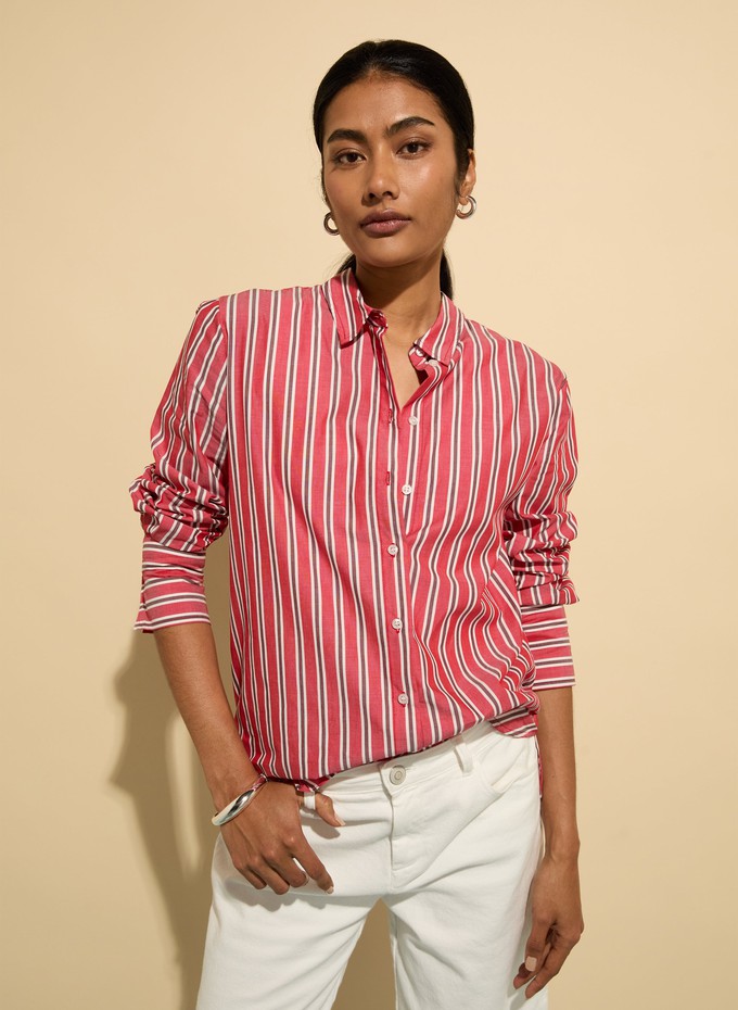 Rishma Organic Cotton Stripe Shirt from Baukjen