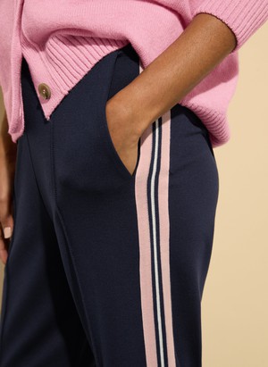 Marjorie Side Stripe Ponte Trousers from Baukjen