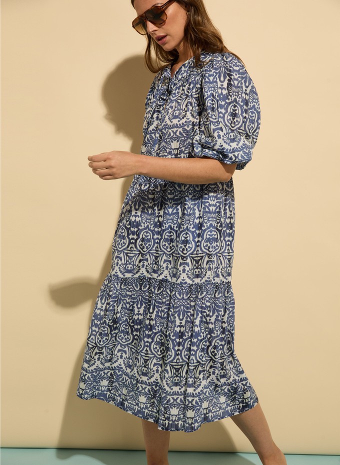 Mathilda Organic Cotton Kaftan Dress from Baukjen