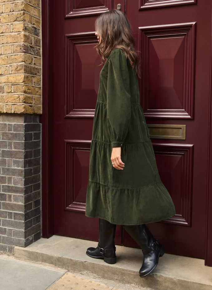 Jean Organic Corduroy Midi Dress from Baukjen