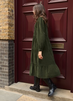 Jean Organic Corduroy Midi Dress from Baukjen