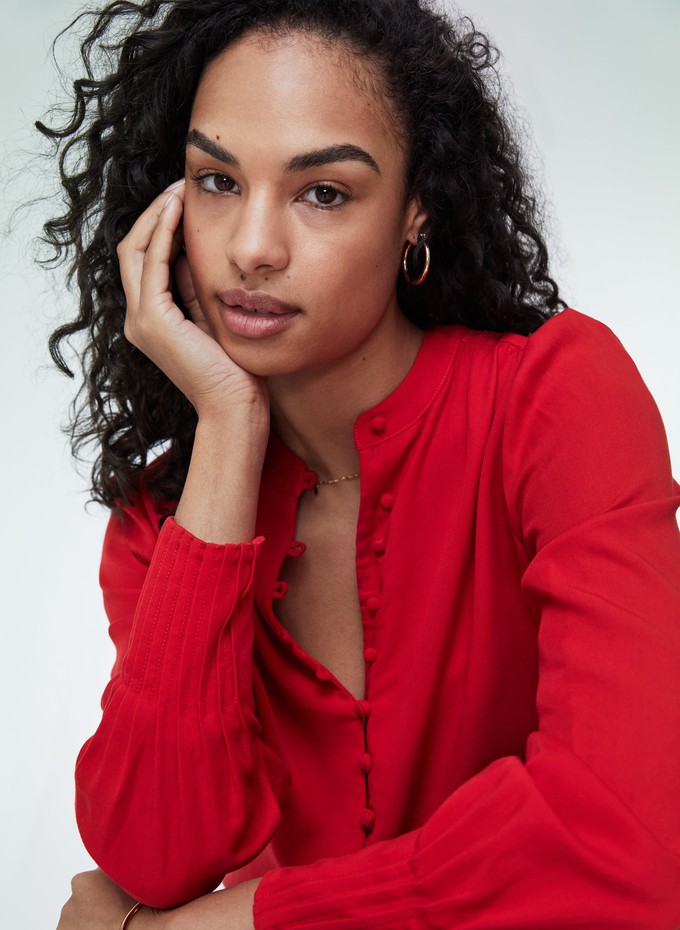 Annika Button Through Blouse from Baukjen