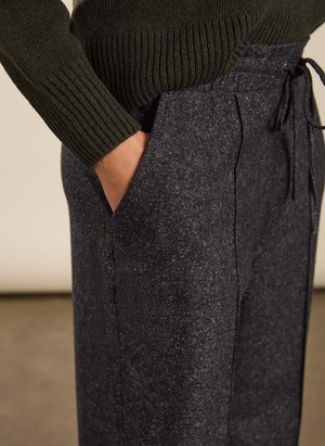 Fera Wool Blend Wide Leg Trousers from Baukjen