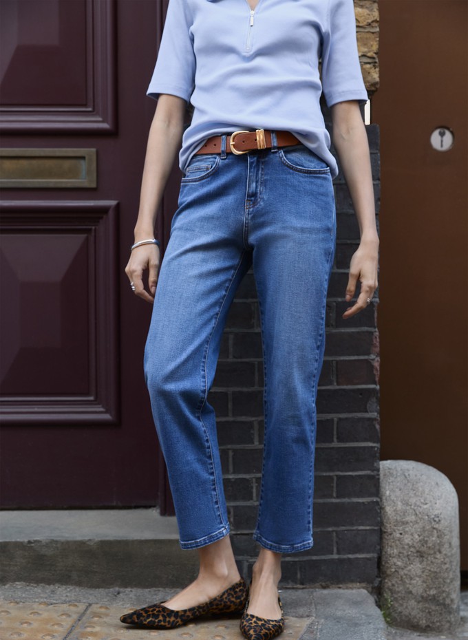 Petite Eda Organic Cotton Stretch Boyfriend Jeans from Baukjen