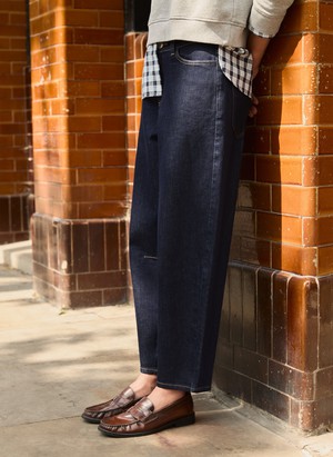 Nixi Organic Stretch Denim Barrel Jeans from Baukjen