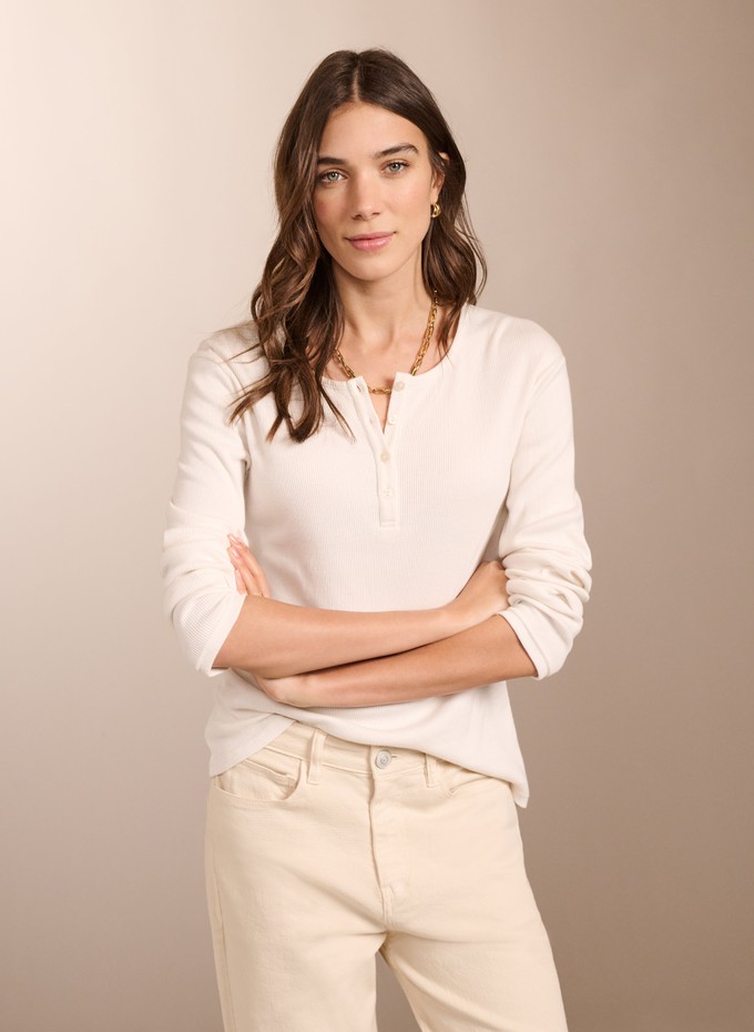 Baukjen Essentials Organic Cotton Henley Top from Baukjen