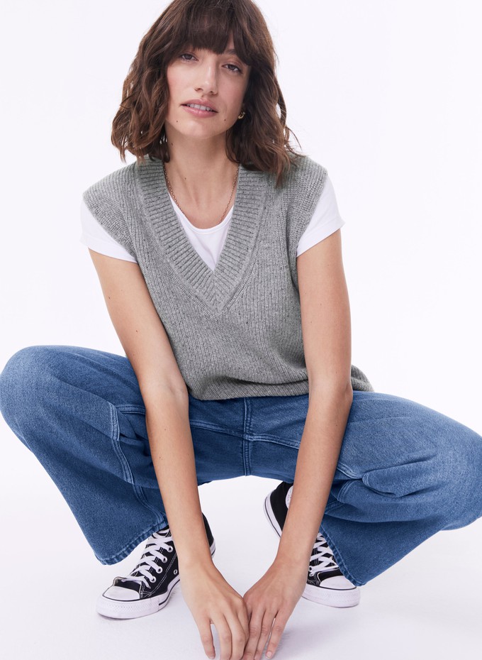 Katalina Recycled Wool Knitted Vest from Baukjen