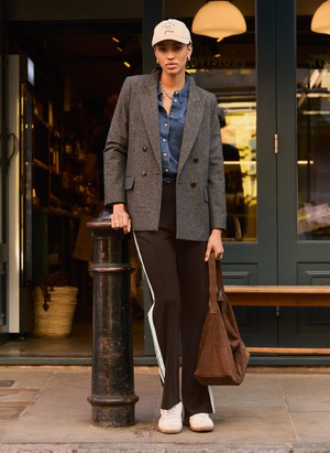 Eugenie Wool Blend Tailored Blazer from Baukjen