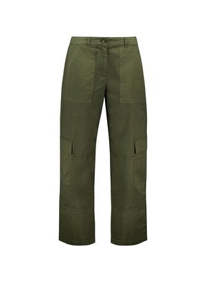 Zenya Organic Cotton Wide Leg Cargo Trousers from Baukjen