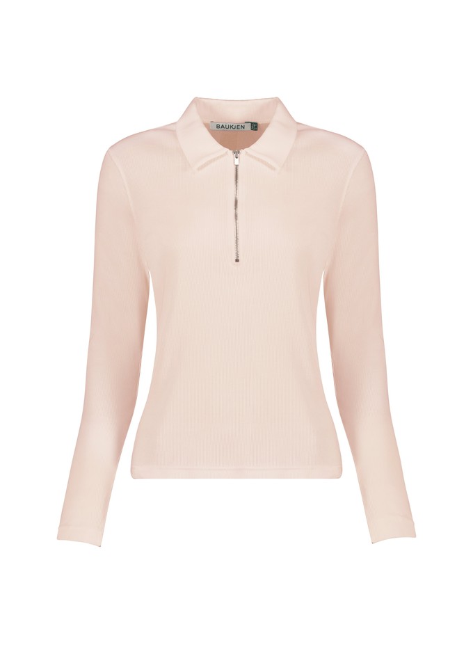 Organic Cotton Zip Collar Top from Baukjen