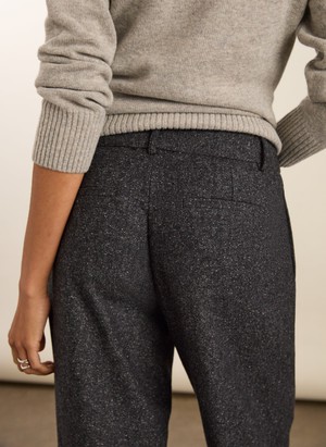 Gwynnie Wool Blend Wide Leg Trousers from Baukjen