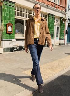 Petite Zenna Organic Cotton Stretch Straight Leg Jeans via Baukjen