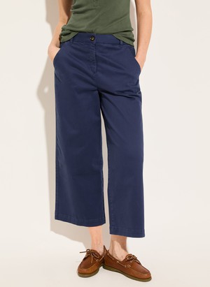Brielle Organic Cotton Wide Leg Trousers from Baukjen