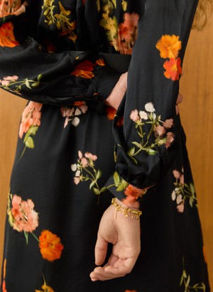 Cemile Printed Midi Dress from Baukjen