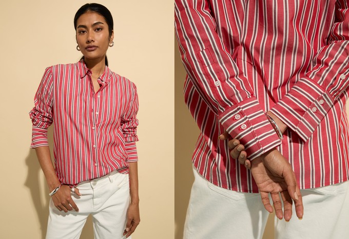 Rishma Organic Cotton Stripe Shirt from Baukjen