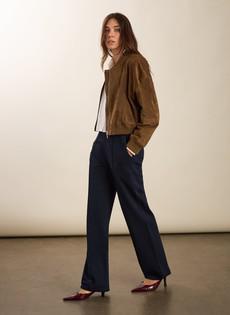 Marian Ponte Wide Leg Trousers via Baukjen