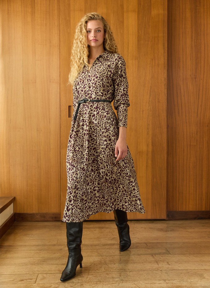 Leanne Printed Midi Dress from Baukjen
