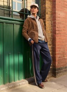 Marjorie Side Stripe Ponte Trousers via Baukjen