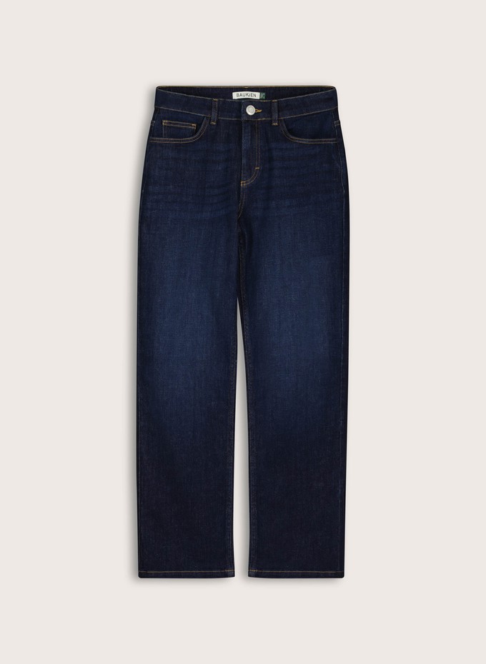 Petite Zenna Organic Cotton Stretch Straight Leg Jeans from Baukjen