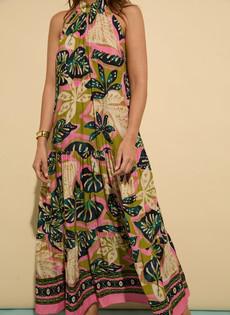 Anouk Printed Sleeveless Maxi Dress via Baukjen