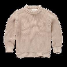 Skylar Sweater // UNI // Biologisch Katoen // Latte via Be Kind