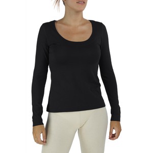 Long Sleeve Top in Organic Pima Cotton from B.e Quality