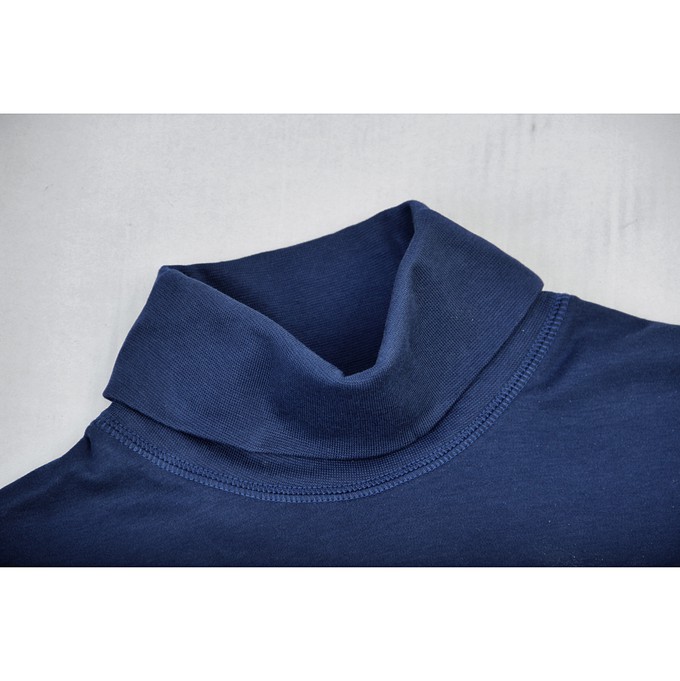 Detached Sleeves Turtleneck in Organic Pima from B.e Quality