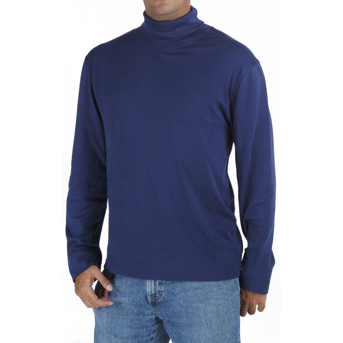 Men’s Turtleneck TShirt in Organic Pima from B.e Quality