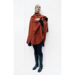 Baby Alpaca Double Face Cape from B.e Quality