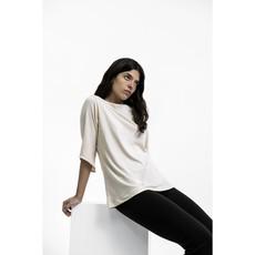 Boat Neck Top, 3/4 Sleeve in Pima Cotton via B.e Quality